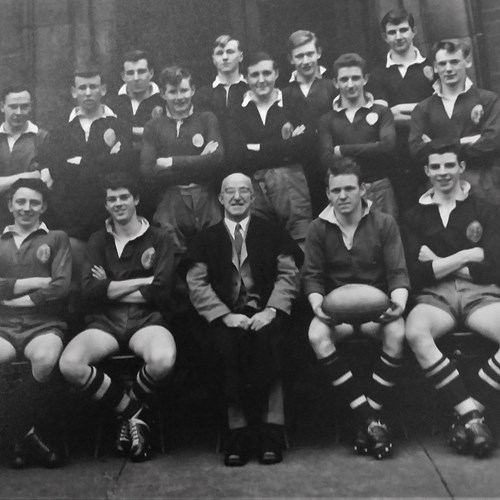 Hillhead High School 1St Rugby XV 1961 62. Courtesy Of Respondent Kenneth Macaldowie