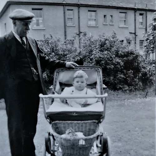 Graeme St Clair And Grampa William St Clair,1948