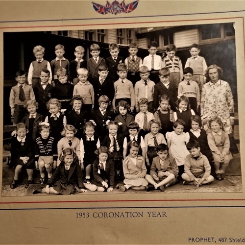 Knightswood Primary Class Photo 1953. Courtesy Of Graeme St Clair