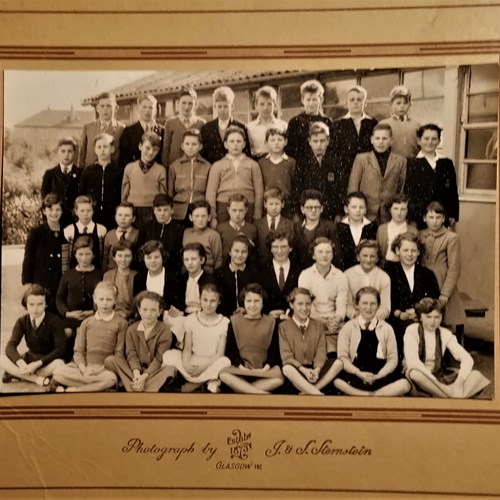 Knightswood Primary Class Photo Circa 1956. Courtesy Of Respondent Graeme St Clair