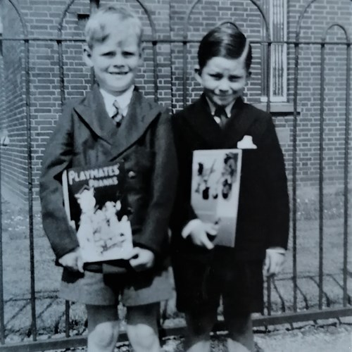 Graeme St Clair On Right Of Photo Sunday School With Pal 1950S