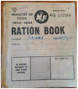 Grandmother's ration book