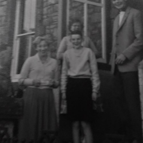Kenneth Macaldowie With His Mother Mary Donald Macaldowie, Father John Macaldowie, Brother Donald Macaldowie, And Family Friend Lake District 1960